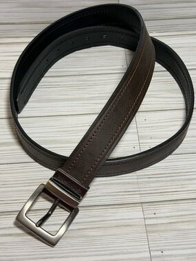 Columbia Reversible Belt Mens XL 42-44 Brown Black Synthetic Leather